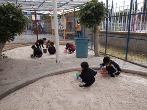 arena preescolar